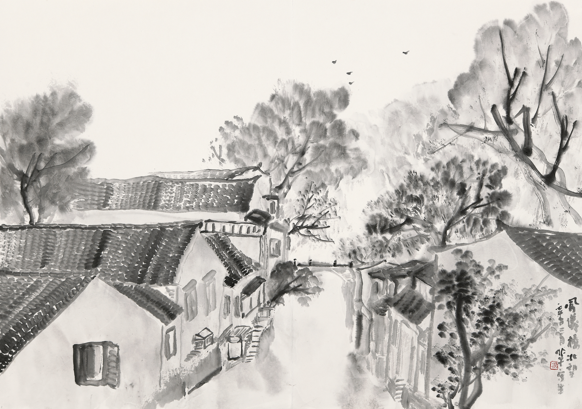 4-凤仪桥北望 47cm x66cm 2021年.JPG
